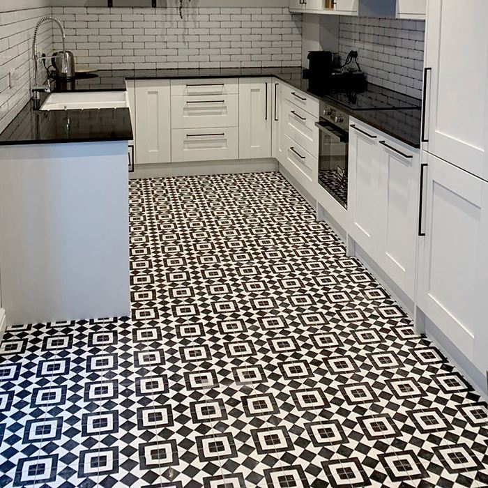 Hector Encaustic Cement Tile | Otto Tiles & Design - Encaustic ...