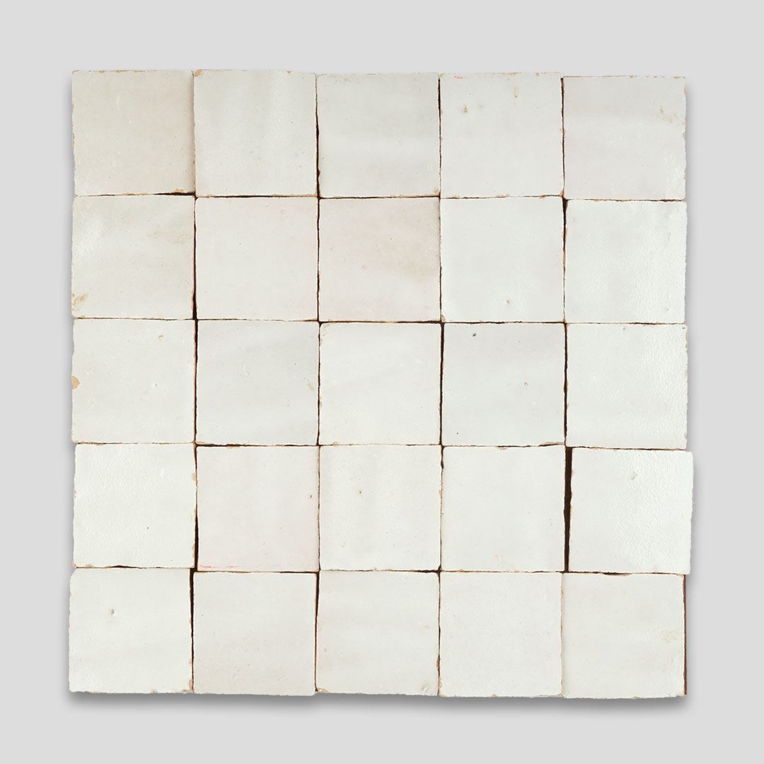 White Zellige Tile | Otto Tiles & Design - Encaustic, Moroccan and ...