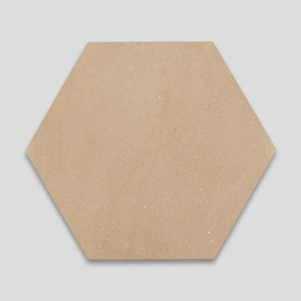 Hex Plain Birch Encaustic Cement Tile