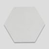 Pure White Hexagon Encaustic Cement Tile