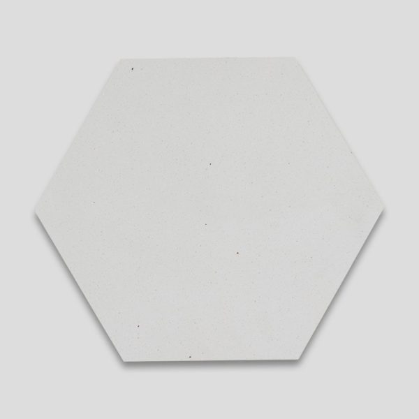 Pure White Hexagon Encaustic Cement Tile