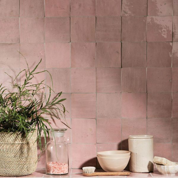 Dusty Pink Z03-5 Zellige Tile