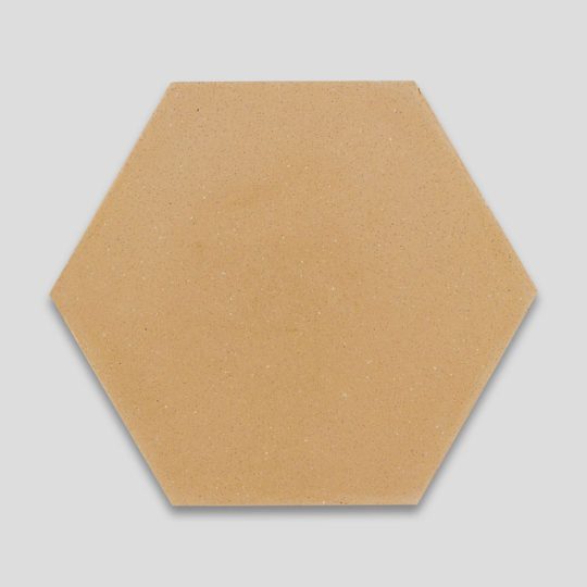 Hex Plain Yellow Hexagon Encaustic Cement Tile