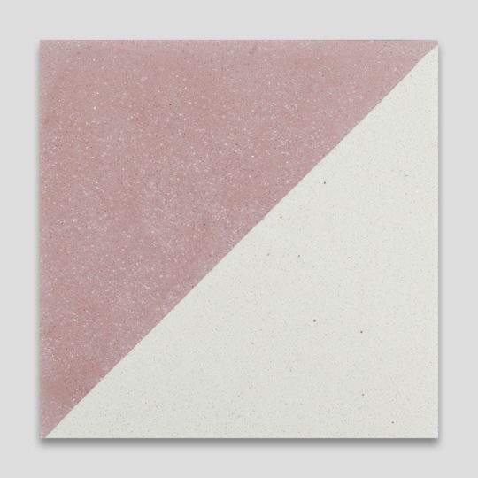Magic Triangle Pink Encaustic Cement Tile