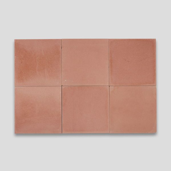 Peach Encaustic Cement Tile