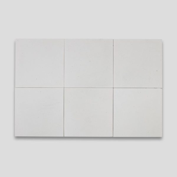 Pure White Encaustic Cement Tile