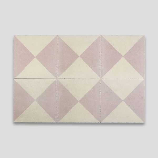 Vintage Pink Encaustic Cement Tile