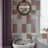 Ecru zellige desert rose zellige cote de folk bathroom tiles