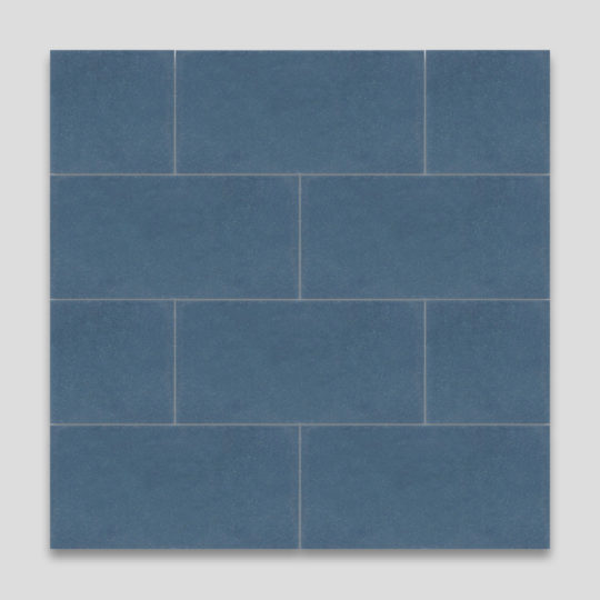 Navy Blue Rectangle Encaustic Cement Tile