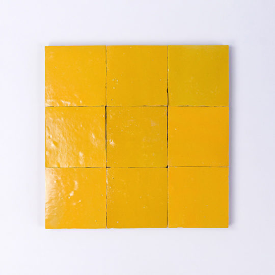 Moroccan Amalfi Yellow Zellige Tile