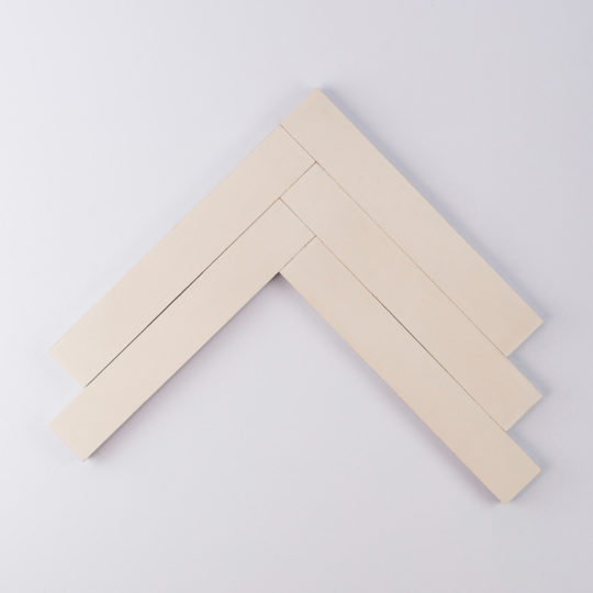Cream Herringbone Cement Tile