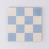 Blue Checkers Slim Line Encaustic Cement Tile