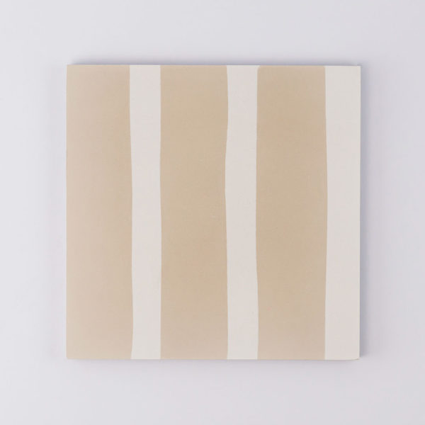 Earth Stripes Slim Line Encaustic Cement Tile