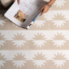 Sunny Beige Slim Line Encaustic Cement Tile