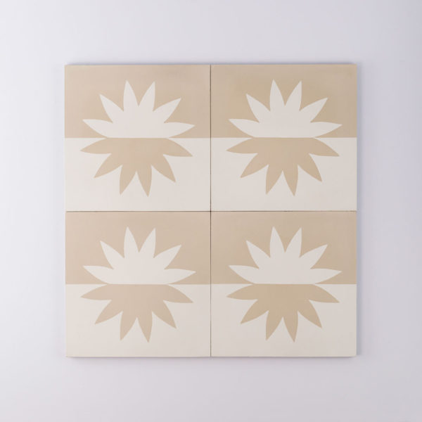 Sunny Beige Slim Line Encaustic Cement Tile