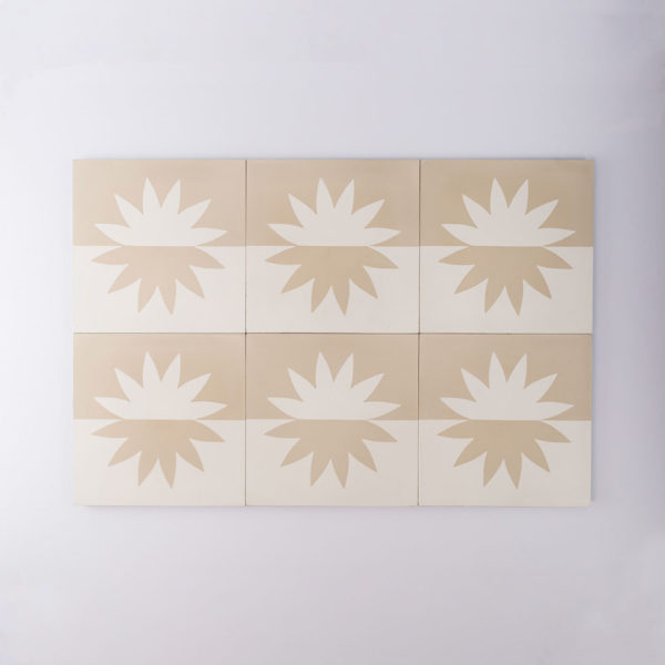 Sunny Beige Slim Line Encaustic Cement Tile