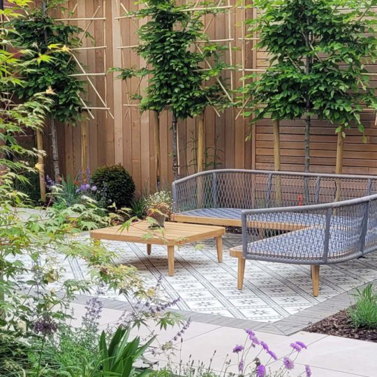 bel air encaustic cement tile outdoors